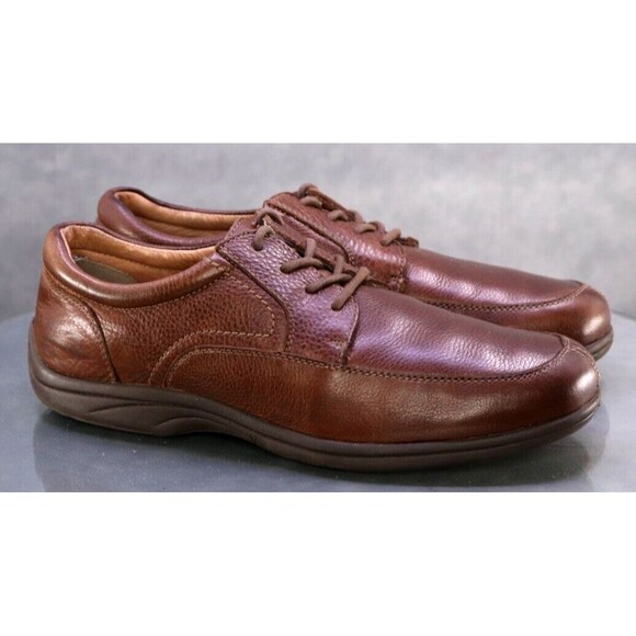 Abeo Smart 3820 Men\'s Comfort Tie Casual Shoes Size 12 Leather Brown main image 5